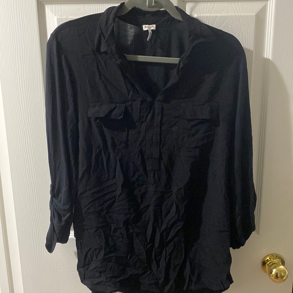 Splendid women black blouse medium